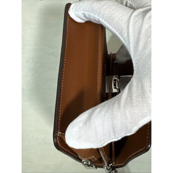 Tiffany & Co Pochette Wallet Wristlet Crossbody With Chain - Picture 7 of 16